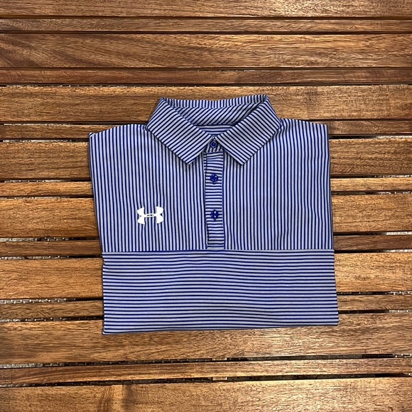 Under Armour Men’s Medium Dri-fit Golf Polo - Picture 1 of 2